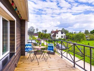 Апартаменты с террасой в Апартаментах Family Garden apartments